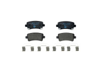 Bromsbeläggssats, skivbroms 8DB 355 037-651 Hella