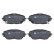 Bromsbeläggssats, skivbroms 8DB 355 037-761 Hella, miniatyr 3