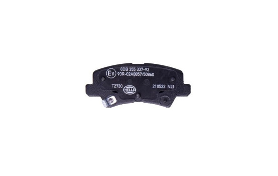 Bromsbeläggssats, skivbroms 8DB 355 037-921 Hella, bild 2