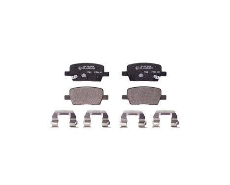 Bromsbeläggssats, skivbroms 8DB 355 039-081 Hella