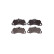 Bromsbeläggssats, skivbroms 8DB 355 039-101 Hella