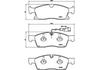 Bromsbeläggssats, skivbroms 8DB 355 039-871 Hella