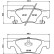Bromsbeläggssats, skivbroms 8DB 355 040-031 Hella, miniatyr 4
