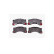 Bromsbeläggssats, skivbroms 8DB 355 040-781 Hella