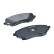 Bromsbeläggssats, skivbroms 8DB 355 047-611 Hella, miniatyr 2