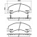 BROMSBELÄGGSSATS, SKIVBROMS 8DB 8DB 355 025-801 Hella, miniatyr 4