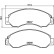 BROMSBELÄGGSSATS, SKIVBROMS 8DB 8DB 355 040-701 Hella, miniatyr 4