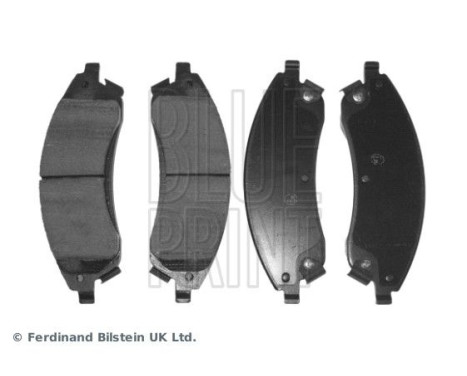 Bromsbeläggssats, skivbroms ADA104244 Blue Print, bild 2