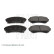 Bromsbeläggssats, skivbroms ADA104262 Blue Print, miniatyr 2