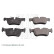 Bromsbeläggssats, skivbroms ADB114218 Blue Print, miniatyr 2 Bromsbeläggssats, skivbroms ADB114218 Blue Print, miniatyr 2