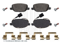 Bromsbeläggssats, skivbroms ADBP420056 Blue Print