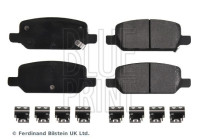 Bromsbeläggssats, skivbroms ADBP420086 Blue Print