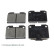 Bromsbeläggssats, skivbroms ADC44246 Blue Print, miniatyr 2