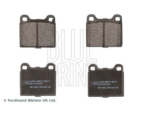 Bromsbeläggssats, skivbroms ADF124228 Blue Print, bild 2