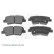Bromsbeläggssats, skivbroms ADG042100 Blue Print, miniatyr 2