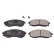Bromsbeläggssats, skivbroms ADG04273 Blue Print