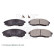 Bromsbeläggssats, skivbroms ADG04273 Blue Print, miniatyr 2
