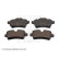 Bromsbeläggssats, skivbroms ADG04299 Blue Print, miniatyr 2