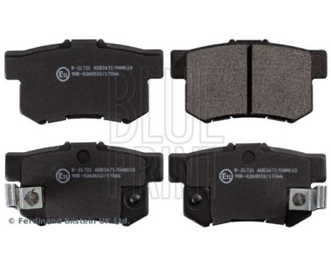 Bromsbeläggssats, skivbroms ADH24247 Blue Print, bild 2