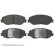 Bromsbeläggssats, skivbroms ADH24265 Blue Print, miniatyr 2