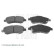 Bromsbeläggssats, skivbroms ADH24275 Blue Print, miniatyr 2