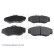 Bromsbeläggssats, skivbroms ADJ134212 Blue Print, miniatyr 2