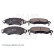Bromsbeläggssats, skivbroms ADK84228 Blue Print, miniatyr 2