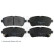 Bromsbeläggssats, skivbroms ADK84243 Blue Print, miniatyr 2