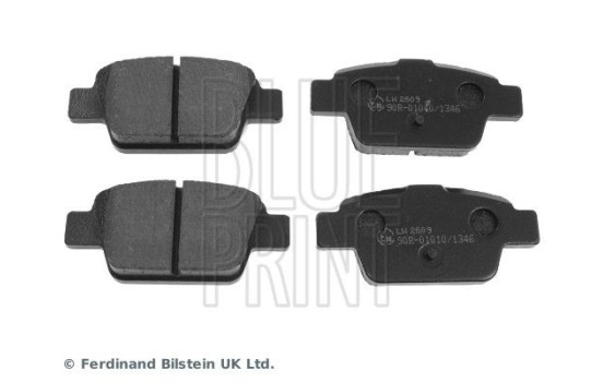 Bromsbeläggssats, skivbroms ADL144204 Blue Print, bild 2