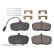 Bromsbeläggssats, skivbroms ADN142165 Blue Print, miniatyr 2