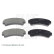 Bromsbeläggssats, skivbroms ADN14225 Blue Print, miniatyr 2