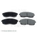 Bromsbeläggssats, skivbroms ADN14231 Blue Print, miniatyr 2