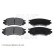 Bromsbeläggssats, skivbroms ADN14243 Blue Print, miniatyr 2