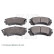 Bromsbeläggssats, skivbroms ADN14245 Blue Print, miniatyr 2