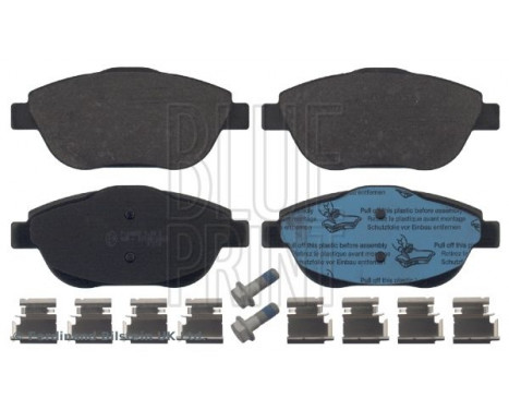 Bromsbeläggssats, skivbroms ADP154208 Blue Print, bild 2