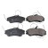 Bromsbeläggssats, skivbroms ADP154228 Blue Print