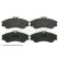 Bromsbeläggssats, skivbroms ADP154229 Blue Print, miniatyr 2