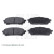 Bromsbeläggssats, skivbroms ADS74231 Blue Print, miniatyr 2