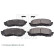 Bromsbeläggssats, skivbroms ADS74234 Blue Print, miniatyr 2