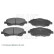 Bromsbeläggssats, skivbroms ADT342141 Blue Print, miniatyr 2