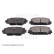 Bromsbeläggssats, skivbroms ADT342181 Blue Print, miniatyr 3