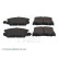 Bromsbeläggssats, skivbroms ADT34222 Blue Print, miniatyr 2