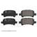Bromsbeläggssats, skivbroms ADT342222 Blue Print, miniatyr 3