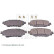 Bromsbeläggssats, skivbroms ADT342225 Blue Print, miniatyr 2