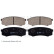 Bromsbeläggssats, skivbroms ADT34280 Blue Print, miniatyr 2