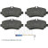 Bromsbeläggssats, skivbroms ADU174239 Blue Print, miniatyr 2