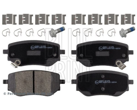 Bromsbeläggssats, skivbroms ADU174242 Blue Print, bild 3