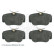 Bromsbeläggssats, skivbroms ADU174261 Blue Print, miniatyr 2