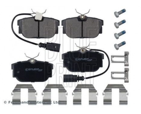 Bromsbeläggssats, skivbroms ADV184254 Blue Print, bild 2