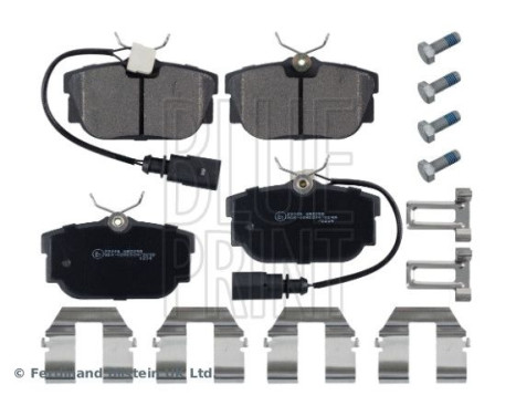 Bromsbeläggssats, skivbroms ADV184254 Blue Print, bild 2